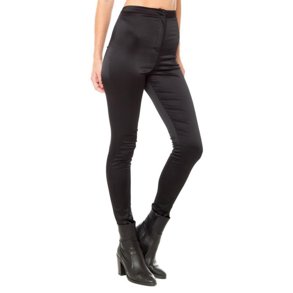💕 ARE YOU AM I lilt high waist skinny pant NEW size XS satin stretch AYAI B07